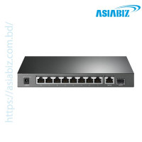 TP-Link TL-SG1210P 10-Port Gigabit Desktop Switch with 8-Port PoE+